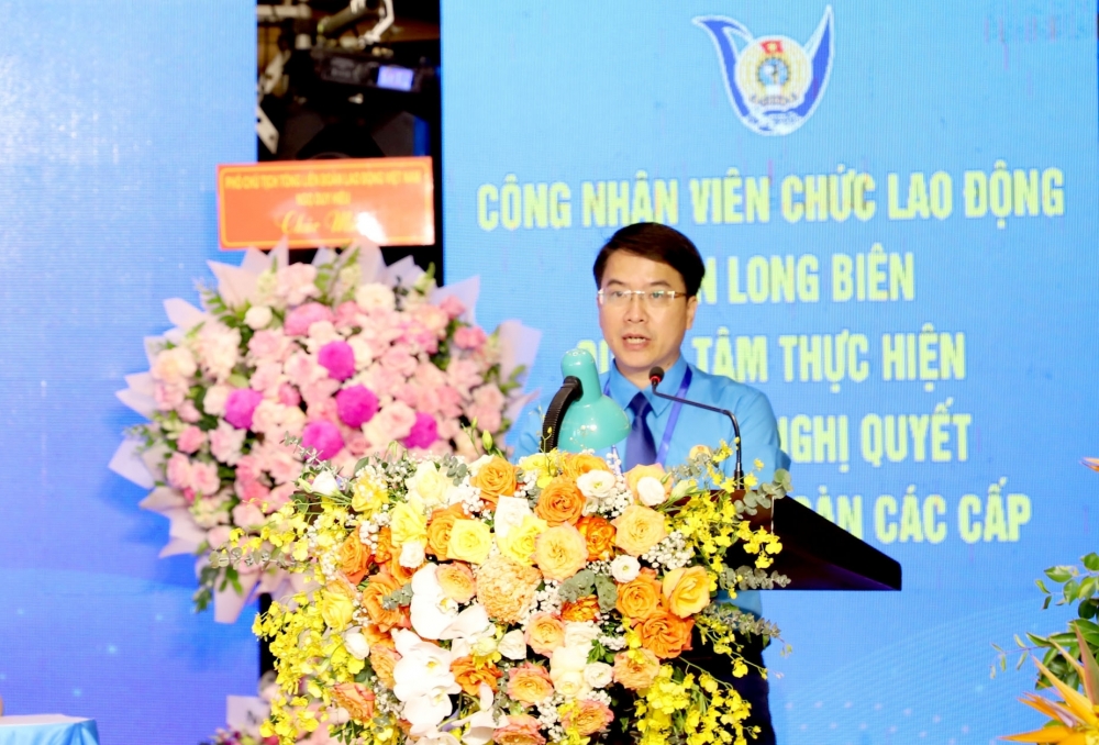 Liên đoàn Lao động quận Long Biên có tân Chủ tịch