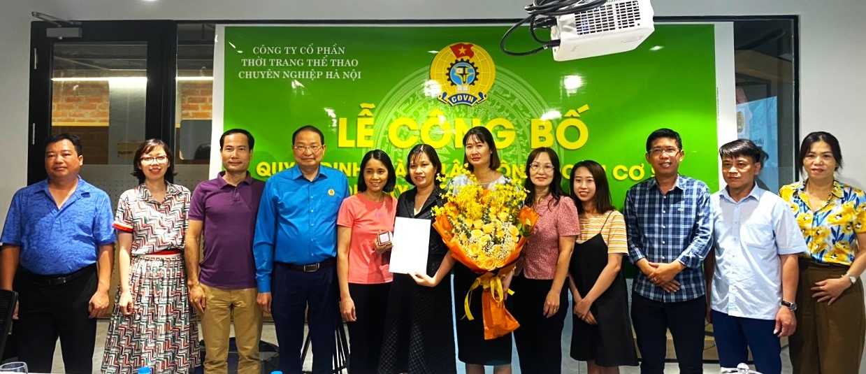 Liên đoàn Lao động huyện Thanh Trì thành lập thêm Công đoàn cơ sở mới