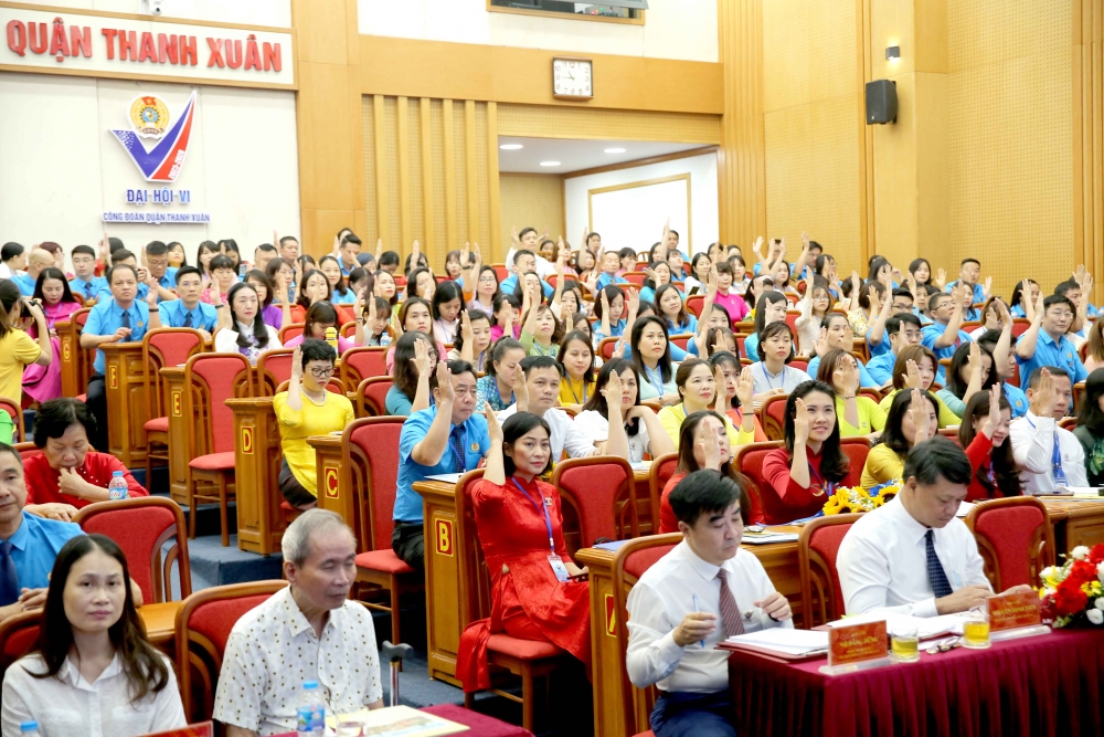 TRỰC TUYẾN HÌNH ẢNH: Đại hội Công đoàn quận Thanh Xuân lần thứ VI