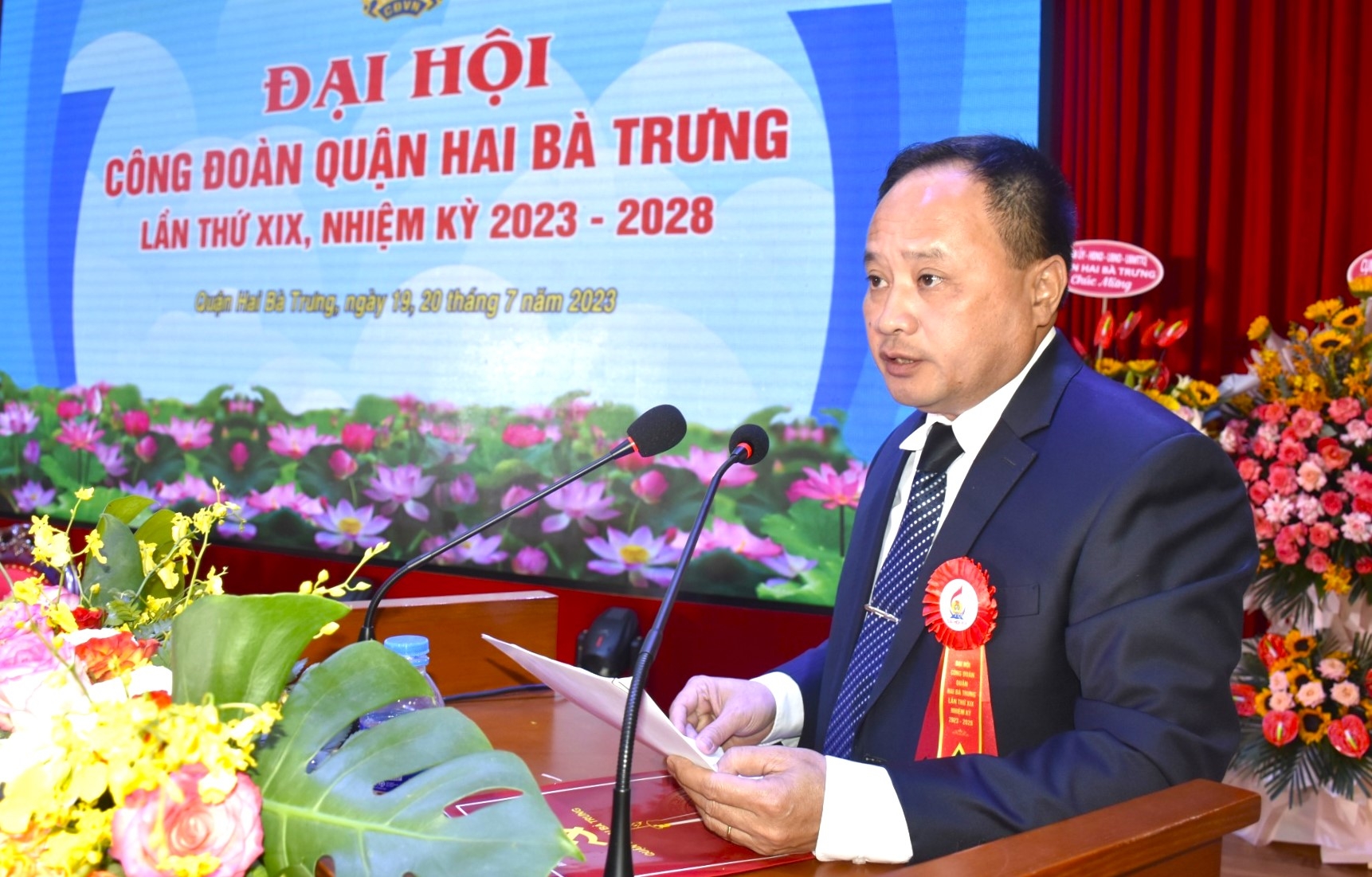 [HÌNH ẢNH]: Đại hội Công đoàn quận Hai Bà Trưng lần thứ XIX, nhiệm kỳ 2023 - 2028