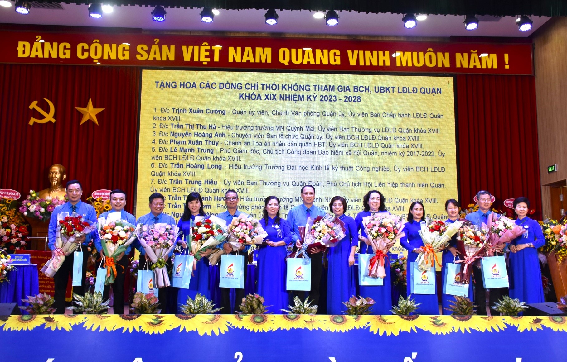 [HÌNH ẢNH]: Đại hội Công đoàn quận Hai Bà Trưng lần thứ XIX, nhiệm kỳ 2023 - 2028