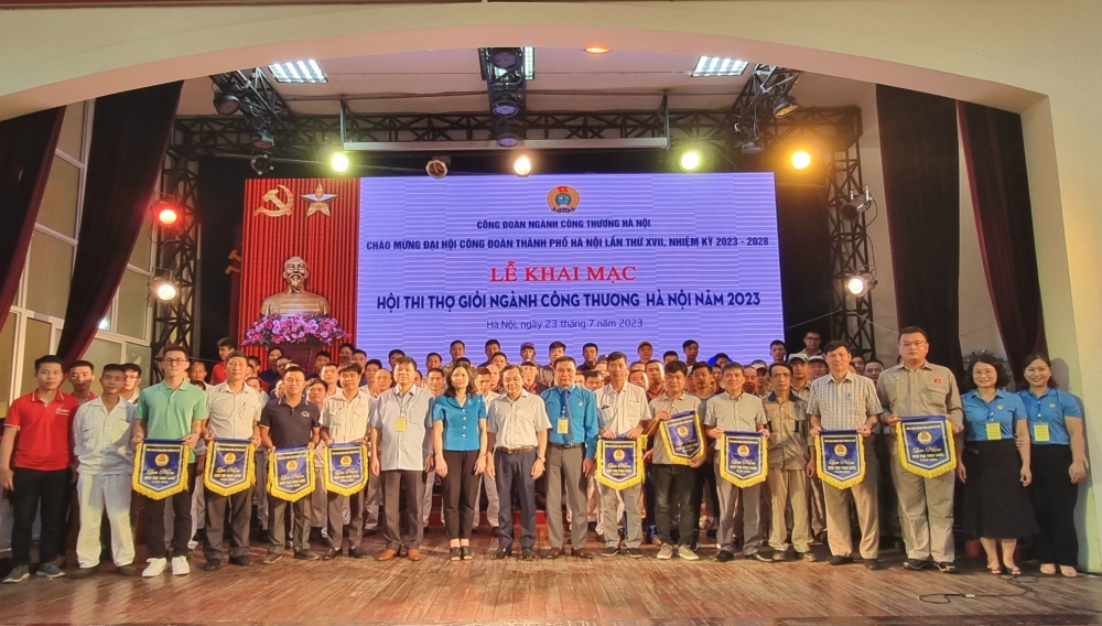 79 công nhân lao động tham gia Hội thi thợ giỏi ngành Công Thương Hà Nội năm 2023