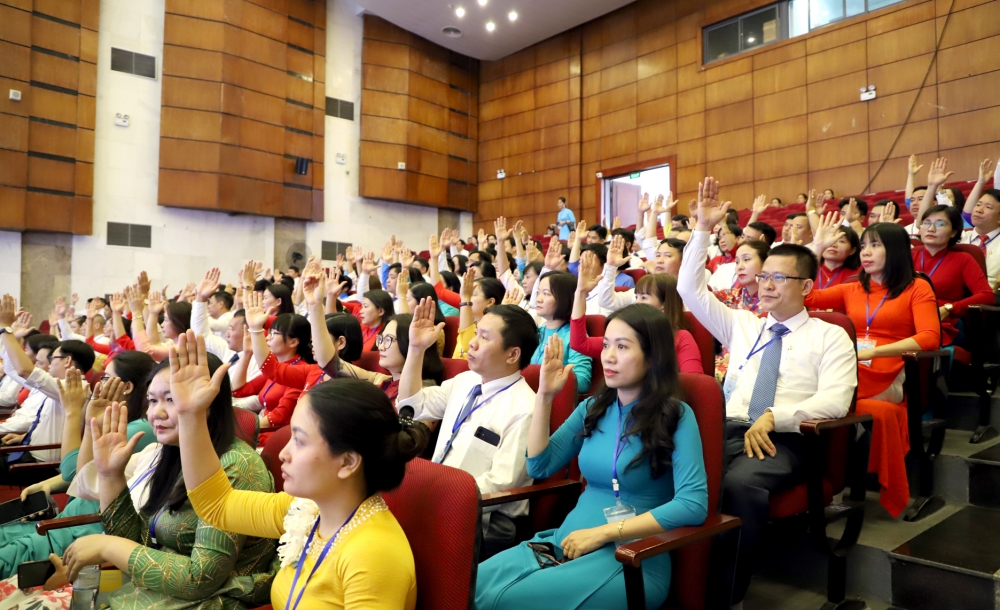 TRỰC TUYẾN: Quyết tâm hoàn thành thắng lợi Nghị quyết Đại hội Công đoàn ngành Giáo dục Hà Nội khóa XXV