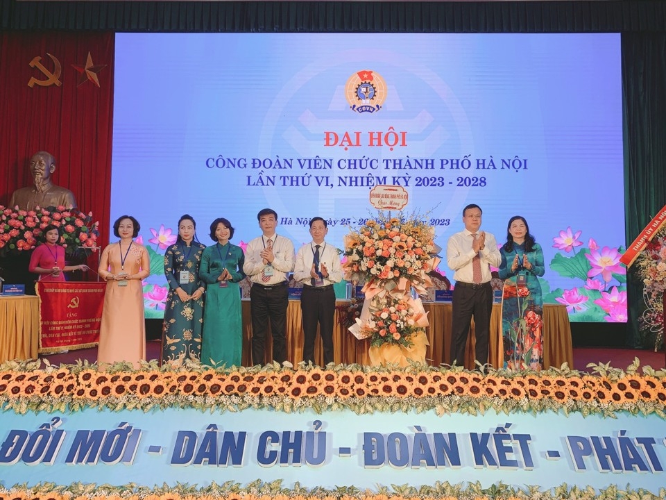 Đại hội Công đoàn Viên chức thành phố Hà Nội lần thứ VI thành công tốt đẹp