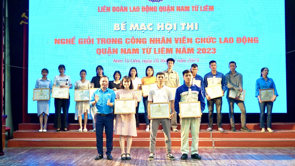 “Hội thi nghề giỏi trong CNVCLĐ quận Nam Từ Liêm năm 2023”: Nhiều gương mặt xuất sắc
