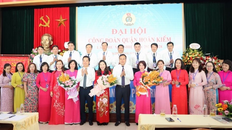 Tổ chức thành công Đại hội Công đoàn quận Hoàn Kiếm lần thứ XIX, nhiệm kỳ 2023-2028