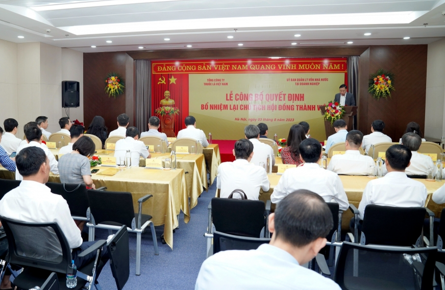 Ông Hồ Lê Nghĩa tiếp tục được bổ nhiệm làm Chủ tịch Hội đồng thành viên Vinataba