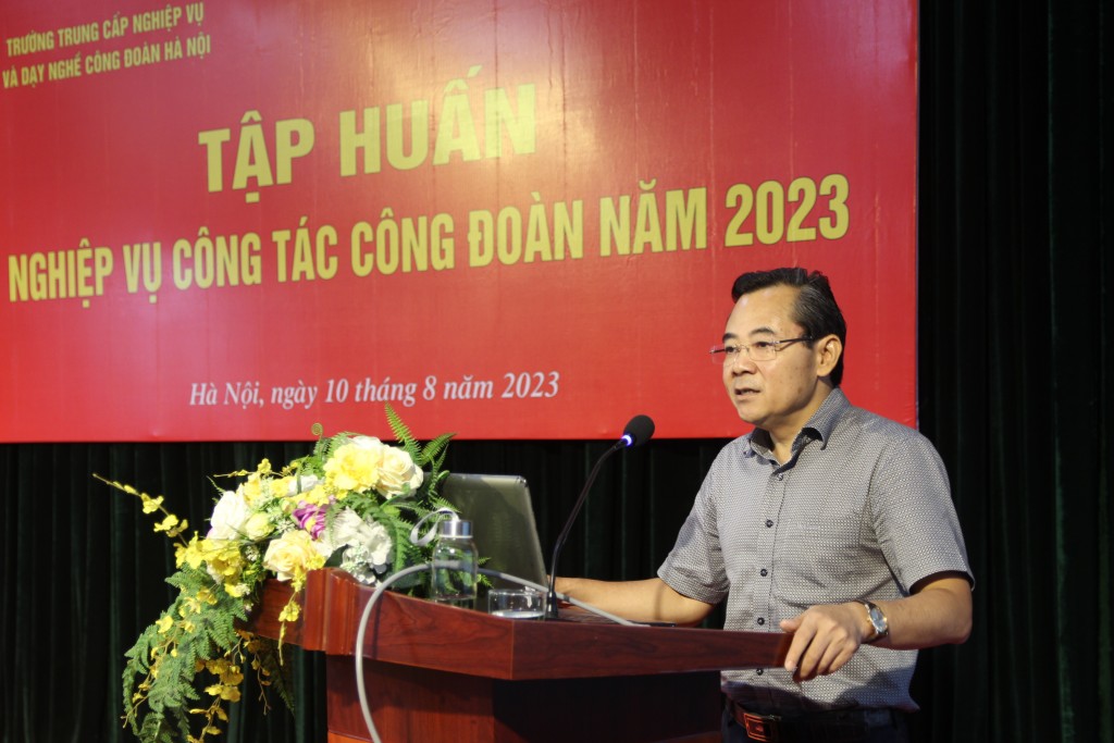 Công đoàn ngành Y tế Hà Nội tổ chức tập huấn nghiệp vụ Công đoàn năm 2023