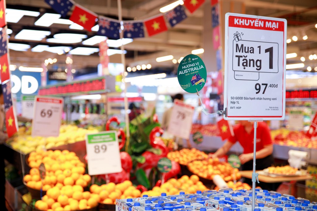 Trải nghiệm hương vị Australia tại hệ thống bán lẻ WinMart/WinMart+