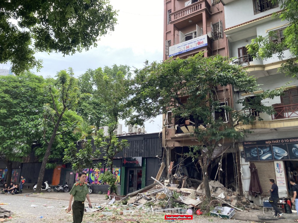 Thông tin ban đầu về vụ nổ tại phố Yên Phụ, quận Ba Đình