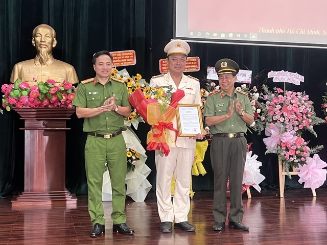 Thượng tá Nguyễn Đình Dương được bổ nhiệm làm phó giám đốc Công an thành phố Hồ Chí Minh