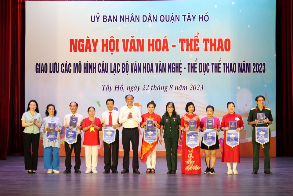 Sôi nổi Ngày hội văn hóa - thể thao quận Tây Hồ năm 2023