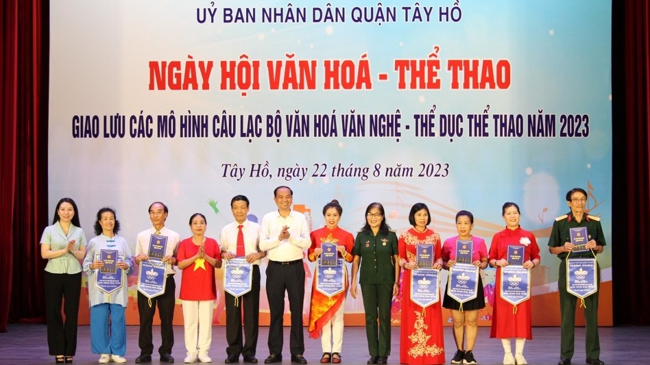 Sôi nổi Ngày hội văn hóa - thể thao quận Tây Hồ năm 2023