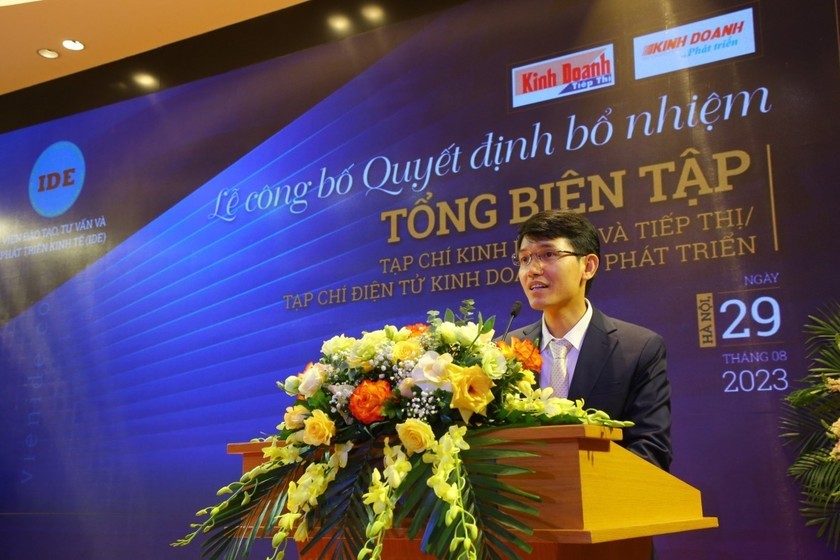 Nhà báo Bùi Văn Khương được bổ nhiệm giữ chức Tổng biên tập Tạp chí Kinh doanh và Phát triển