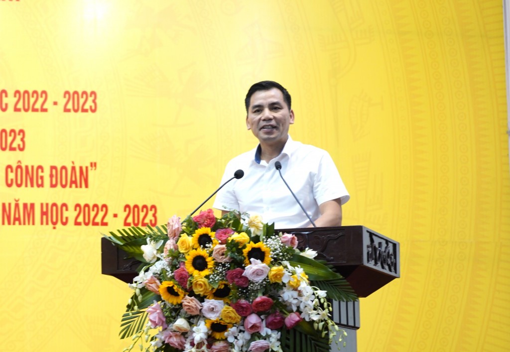 LĐLĐ huyện Thạch Thất tổng kết hoạt động công đoàn khối Giáo dục năm học 2022-2023