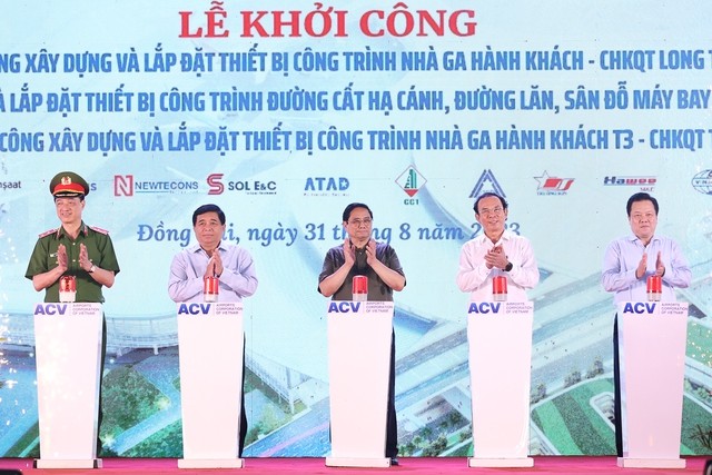 Thủ tướng Phạm Minh Chính dự lễ khởi công nhà ga sân bay Long Thành