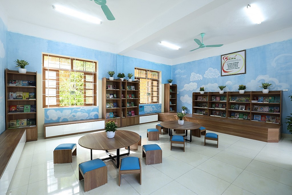 Vietnam Airlines xây dựng “Thư viện xanh” cho trẻ em tại vùng cao đặc biệt khó khăn