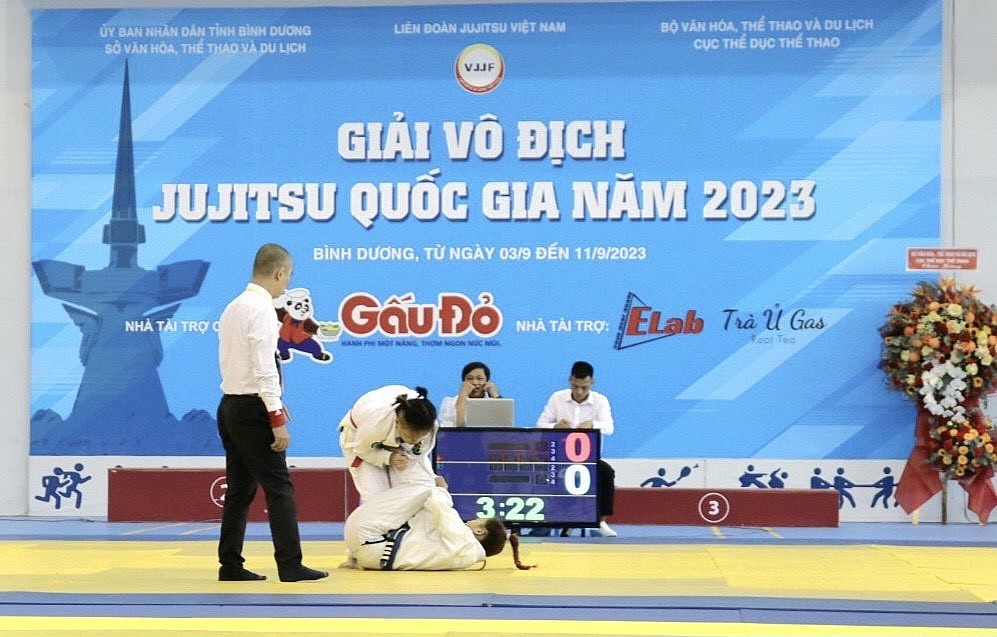 Khai mạc Giải vô địch Jujitsu Quốc gia năm 2023 tại Bình Dương