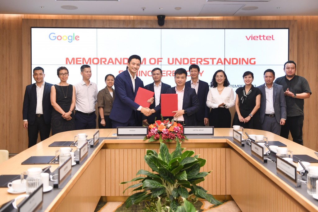 Viettel hợp tác với Google thúc đẩy chuyển đổi số lĩnh vực giáo dục và điện toán đám mây Việt Nam