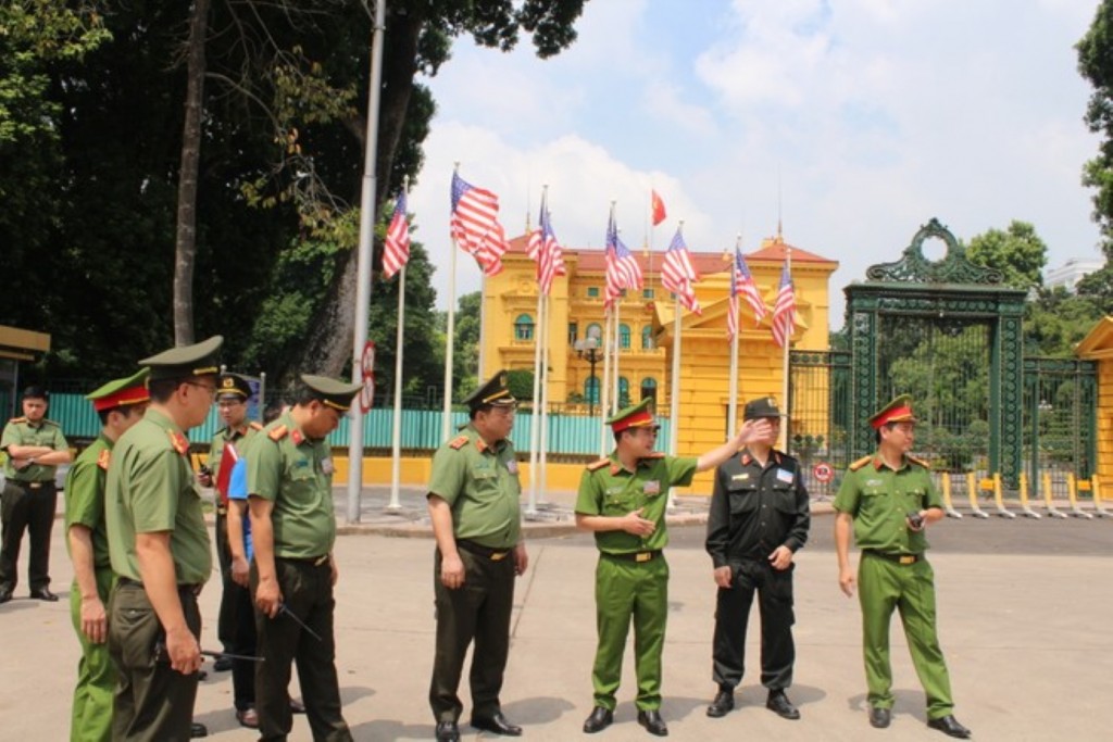 Đảm bảo an ninh, an toàn chuyến thăm Việt Nam của Đoàn Tổng thống Hoa Kỳ