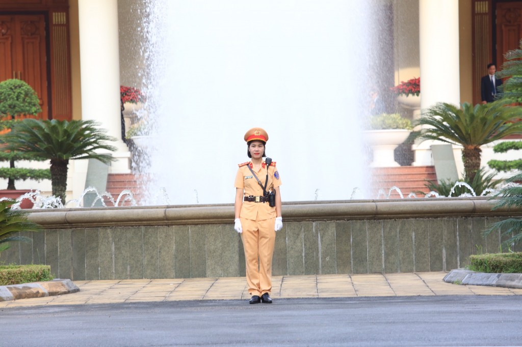 Những hình ảnh đẹp của Công an Hà Nội trong chuyến thăm Việt Nam của Đoàn Tổng thống Hoa Kỳ