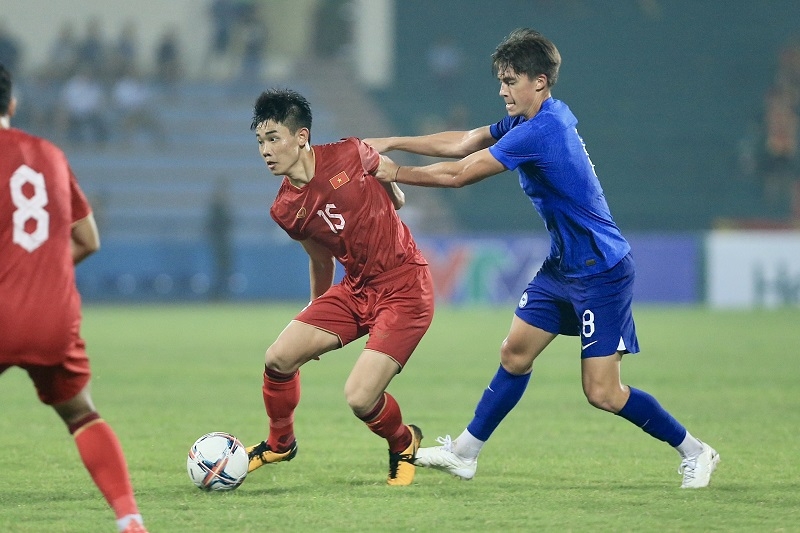 “Đánh rơi” chiến thắng trước U23 Singapore, U23 Việt Nam tích lũy thêm bài học