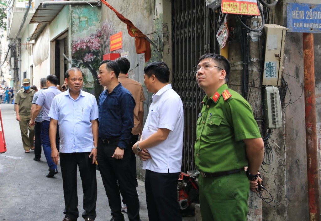 Đề nghị Mặt trận các cấp thăm hỏi, hỗ trợ các gia đình bị thiệt hại trong vụ cháy chung cư mini tại Thanh Xuân