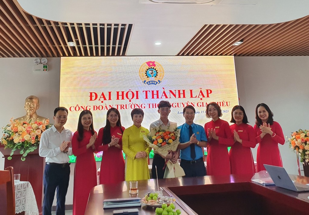 Đại hội thành lập Công đoàn Trường THCS Nguyễn Gia Thiều