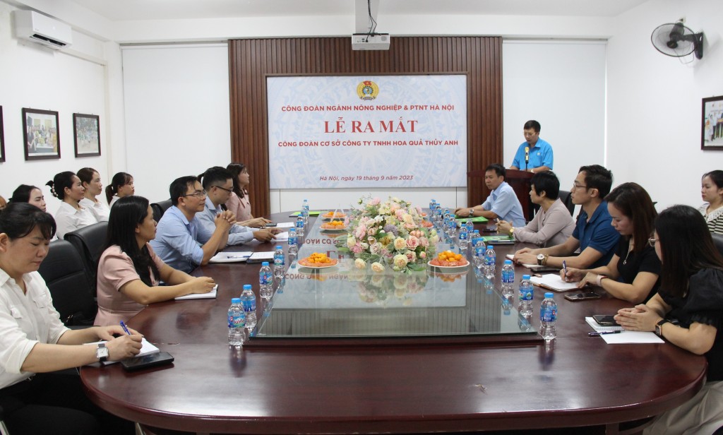 Công đoàn ngành Nông nghiệp và Phát triển nông thôn Hà Nội có thêm Công đoàn cơ sở mới