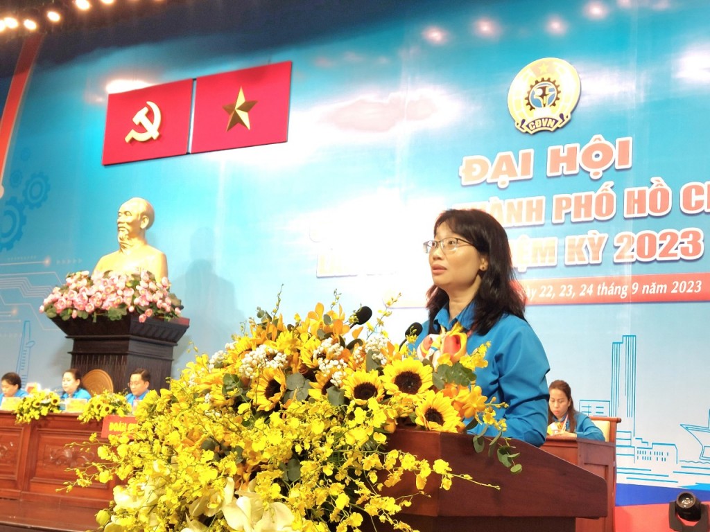 Ngày làm việc thứ nhất Đại hội Công đoàn thành phố Hồ Chí Minh lần thứ XII, nhiệm kỳ 2023 - 2028