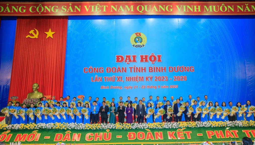 Đồng chí Nguyễn Kim Loan tái đắc cử Chủ tịch LĐLĐ tỉnh Bình Dương khóa XI, nhiệm kỳ 2023 - 2028