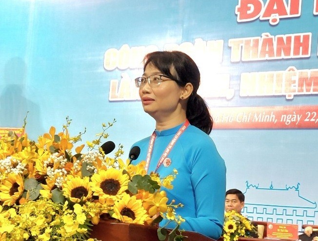 Đồng chí Trần Thị Diệu Thúy tái đắc cử Chủ tịch LĐLĐ TP.HCM