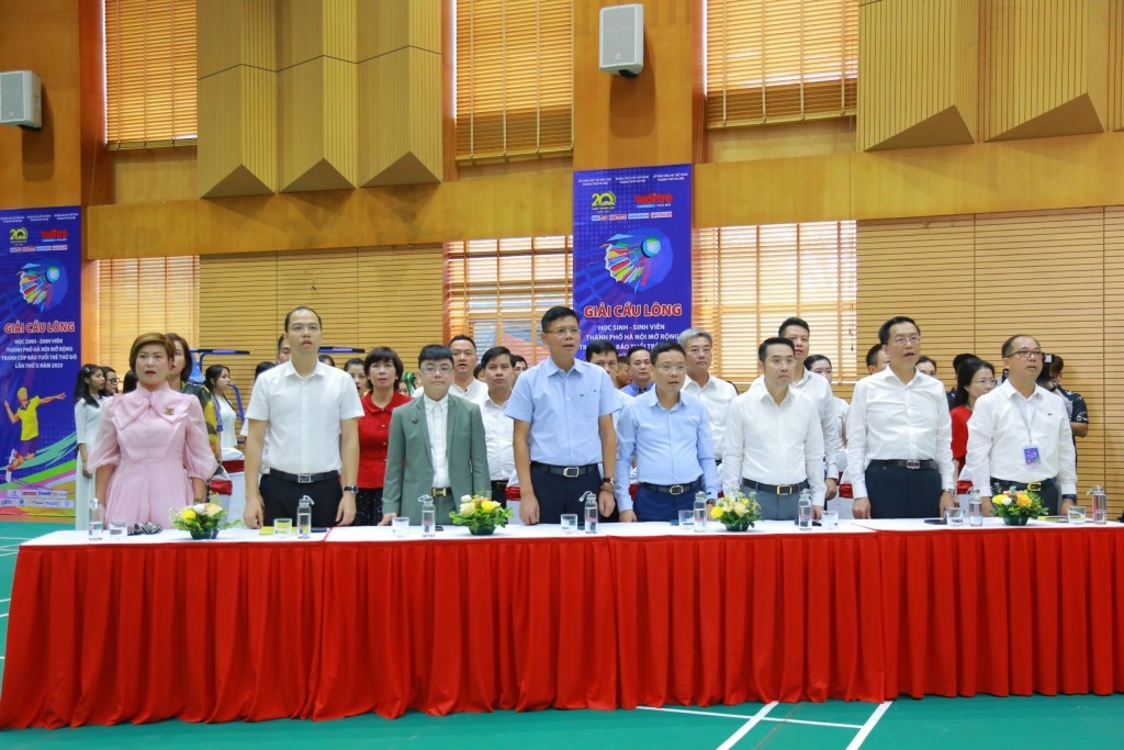 Lan tỏa phong trào thể thao Giải cầu lông học sinh - sinh viên thành phố Hà Nội mở rộng