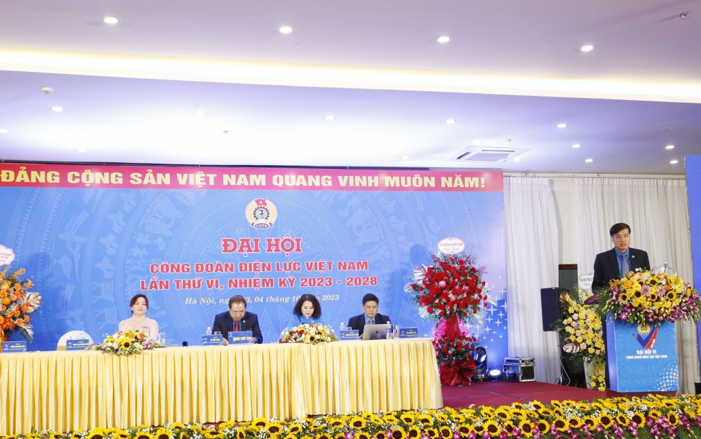 Khai mạc trọng thể Đại hội VI Công đoàn Điện lực Việt Nam, nhiệm kỳ 2023 - 2028