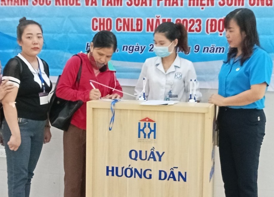 Công đoàn ngành Dệt - May Hà Nội: Khám tầm soát ung thư miễn phí cho công nhân