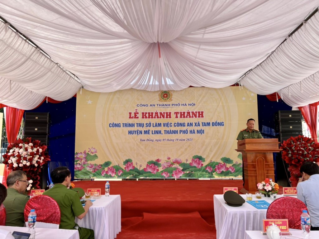 Khánh thành 2 trụ sở Công an xã thuộc huyện Mê Linh