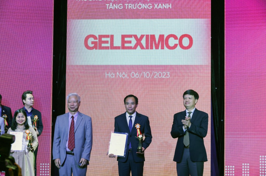 Tập đoàn GELEXIMCO giành “cú đúp” Giải thưởng Thương hiệu mạnh Việt Nam 2022-2023