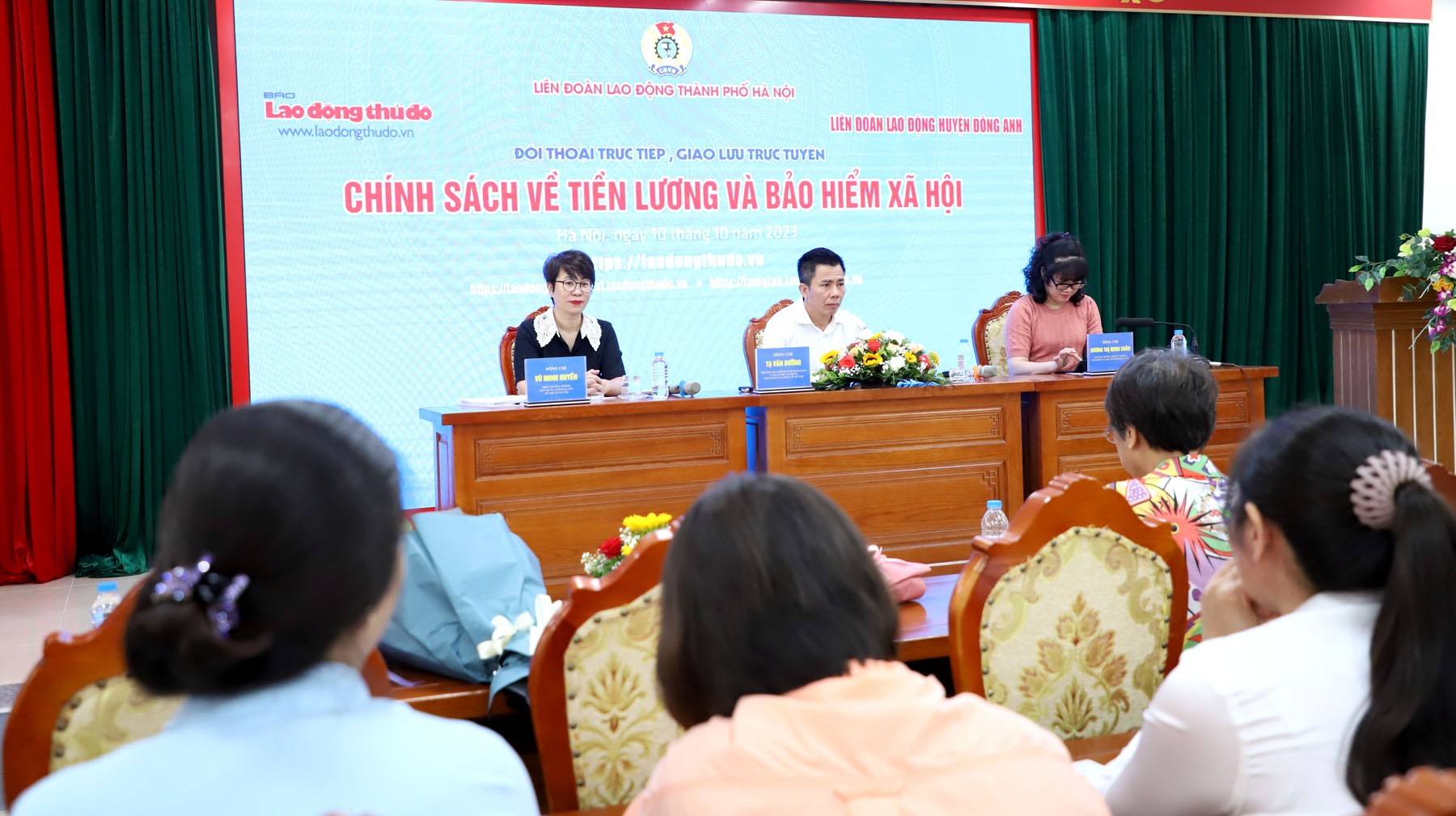 TRỰC TUYẾN HÌNH ẢNH: Giao lưu trực tuyến về “Chính sách về tiền lương và Bảo hiểm xã hội”