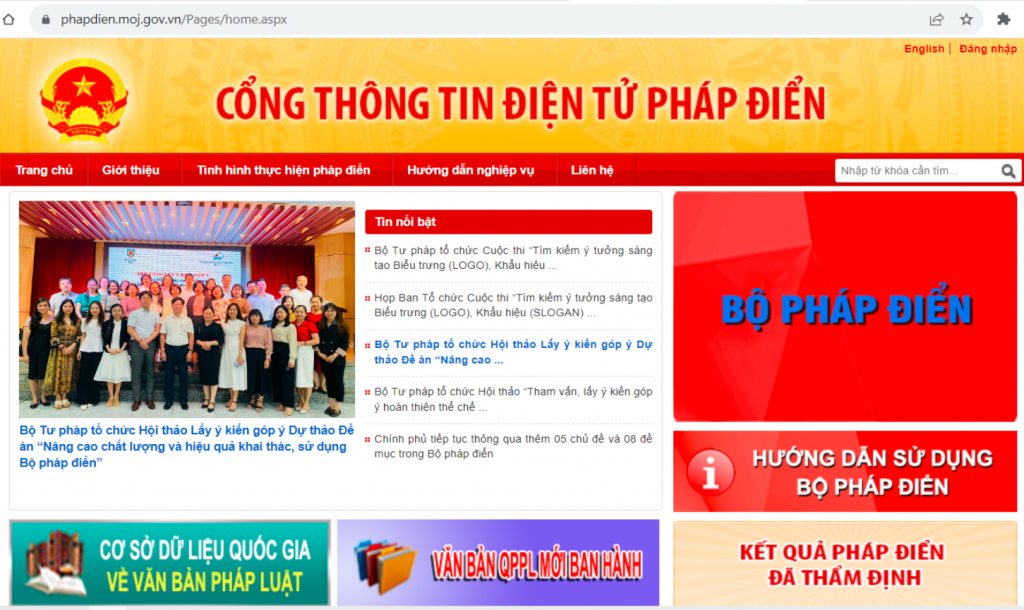 Phát động thi sáng tạo logo, slogan và app Bộ pháp điển