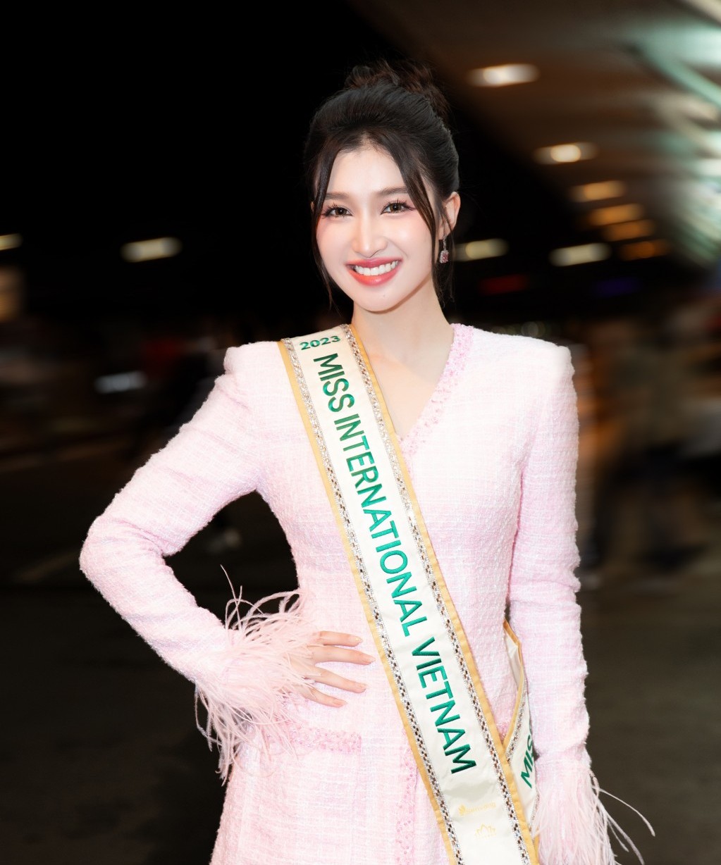Phương Nhi lên đường sang Nhật Bản chinh chiến tại Miss International 2023