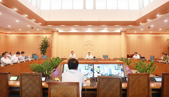 Chủ tịch UBND thành phố Hà Nội chủ trì họp tháo gỡ khó khăn, vướng mắc cho doanh nghiệp