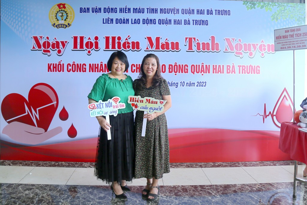 Công đoàn quận Hai Bà Trưng tổ chức Ngày hội hiến máu tình nguyện