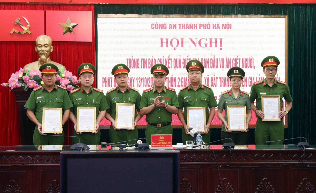 Chủ tịch UBND thành phố Hà Nội gửi Thư khen các tập thể, cá nhân nhanh chóng phá án