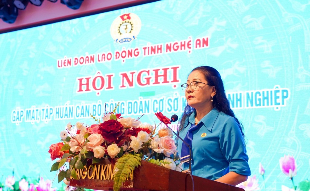 Nghệ An: Tập huấn cho cán bộ công đoàn cơ sở khối doanh nghiệp