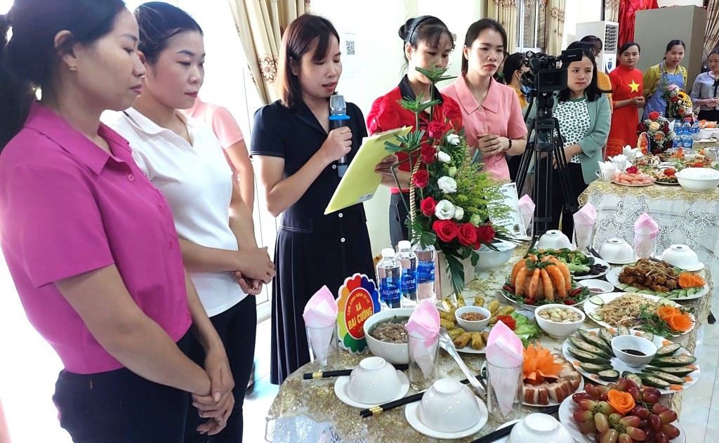 LĐLĐ huyện Ứng Hòa tổ chức hội thi nấu ăn chào mừng ngày Phụ nữ Việt Nam