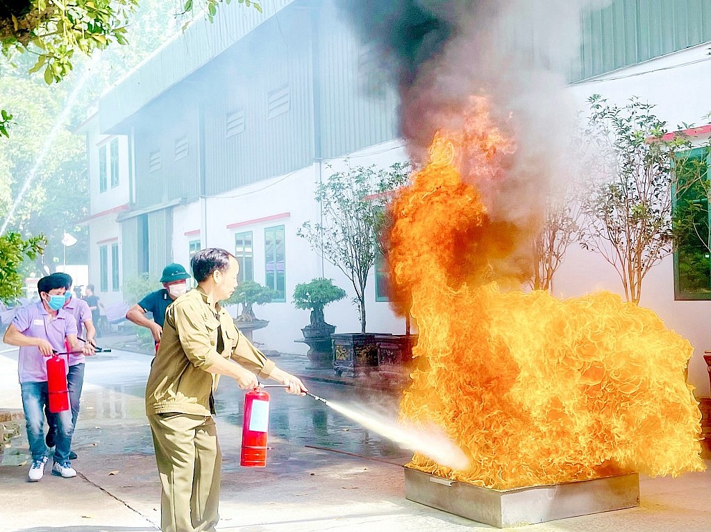 Nâng cao hiệu quả phòng ngừa cháy nổ tại các Cụm công nghiệp