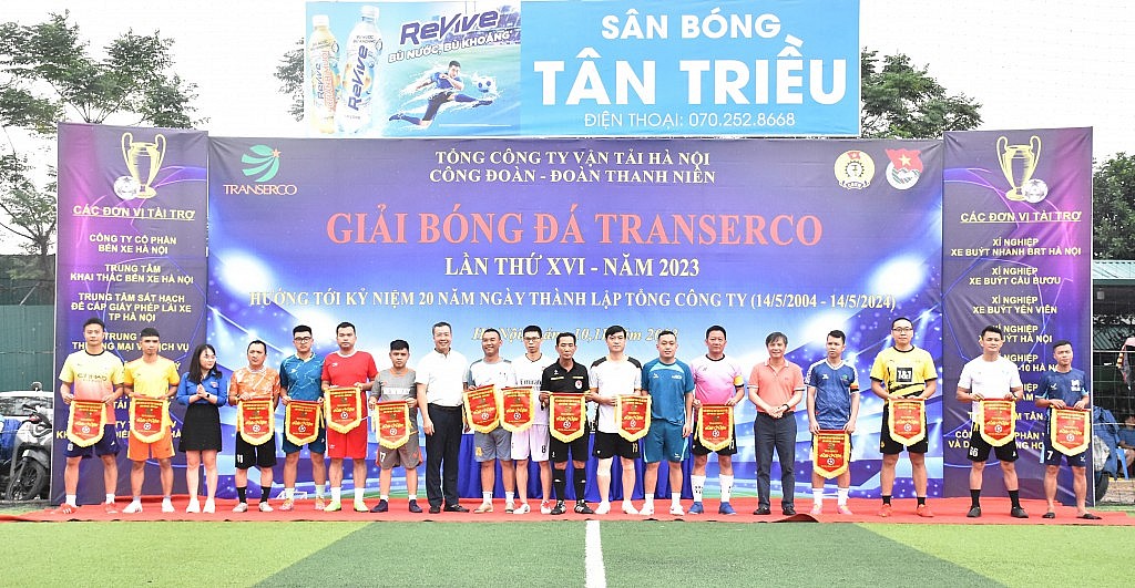Giải bóng đá thường niên Tổng Công ty Vận tải Hà Nội năm 2023 chính thức khởi tranh