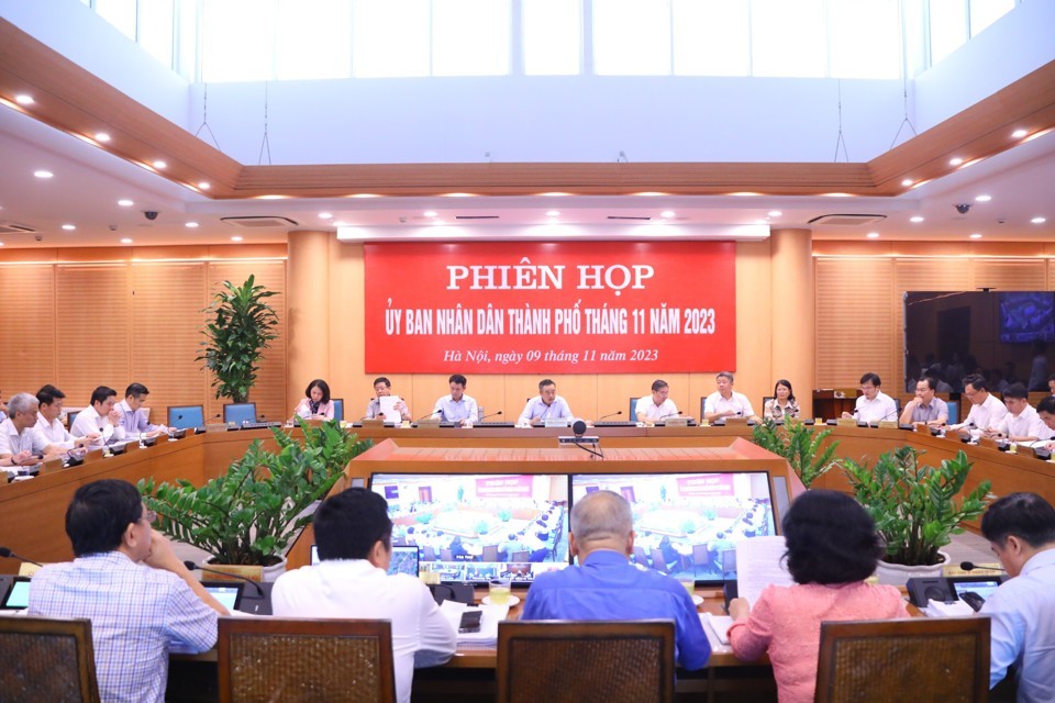 UBND thành phố Hà Nội xem xét danh mục dự án thu hồi đất năm 2024