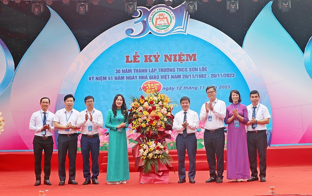 Trường THCS Sơn Lộc: 30 năm vun đắp sự nghiệp trồng người
