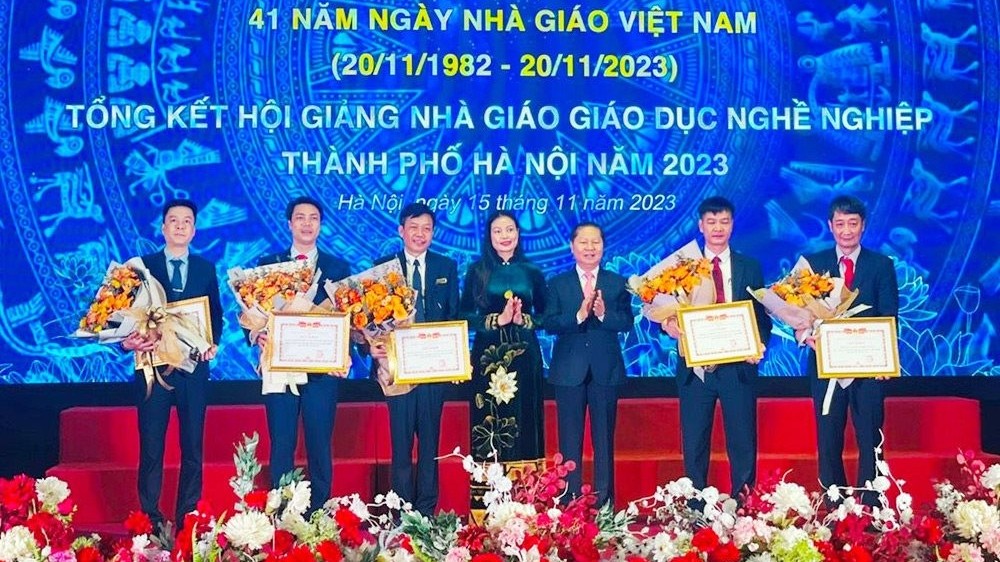 130 Nhà giáo đạt giải tại Hội giảng Nhà giáo giáo dục nghề nghiệp thành phố Hà Nội